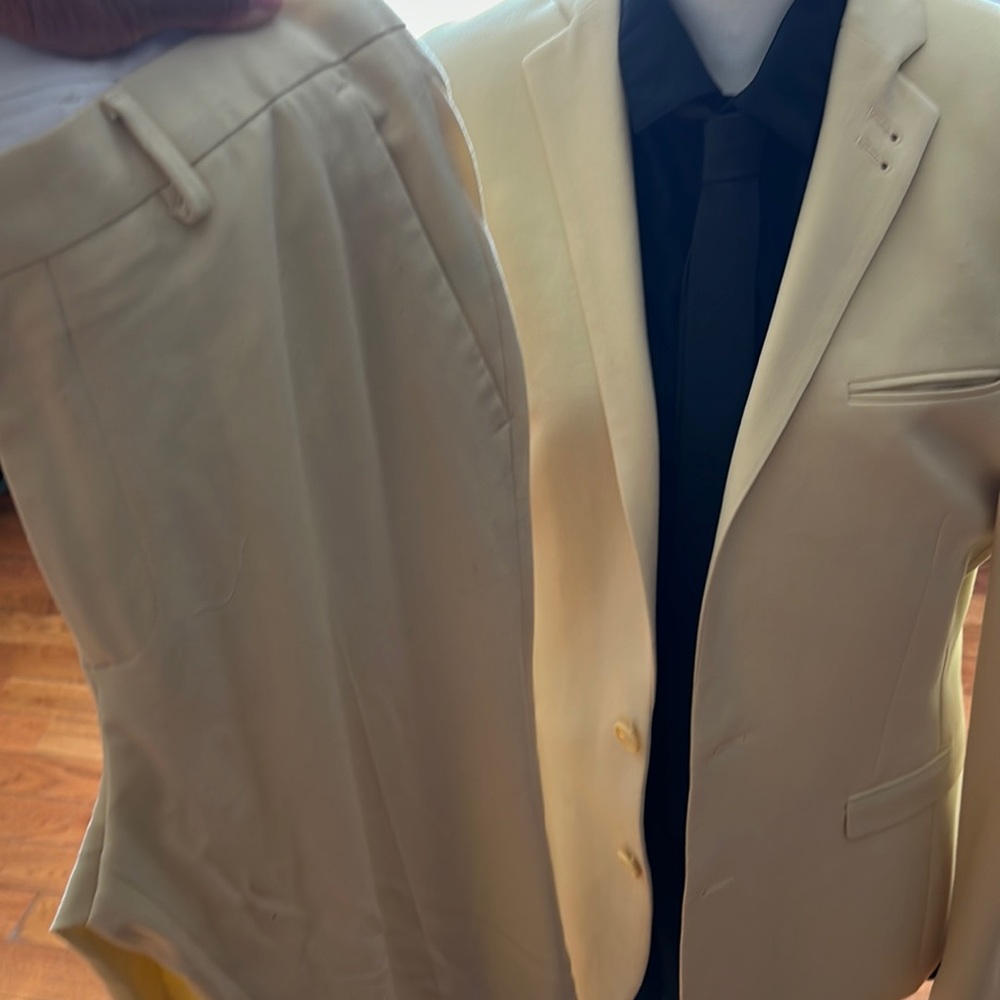 Pastel Yellow Suit